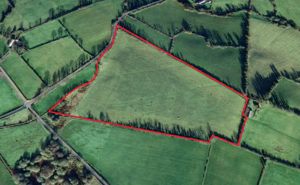 c.12.5acres of land at Bannaghroe Stranooden